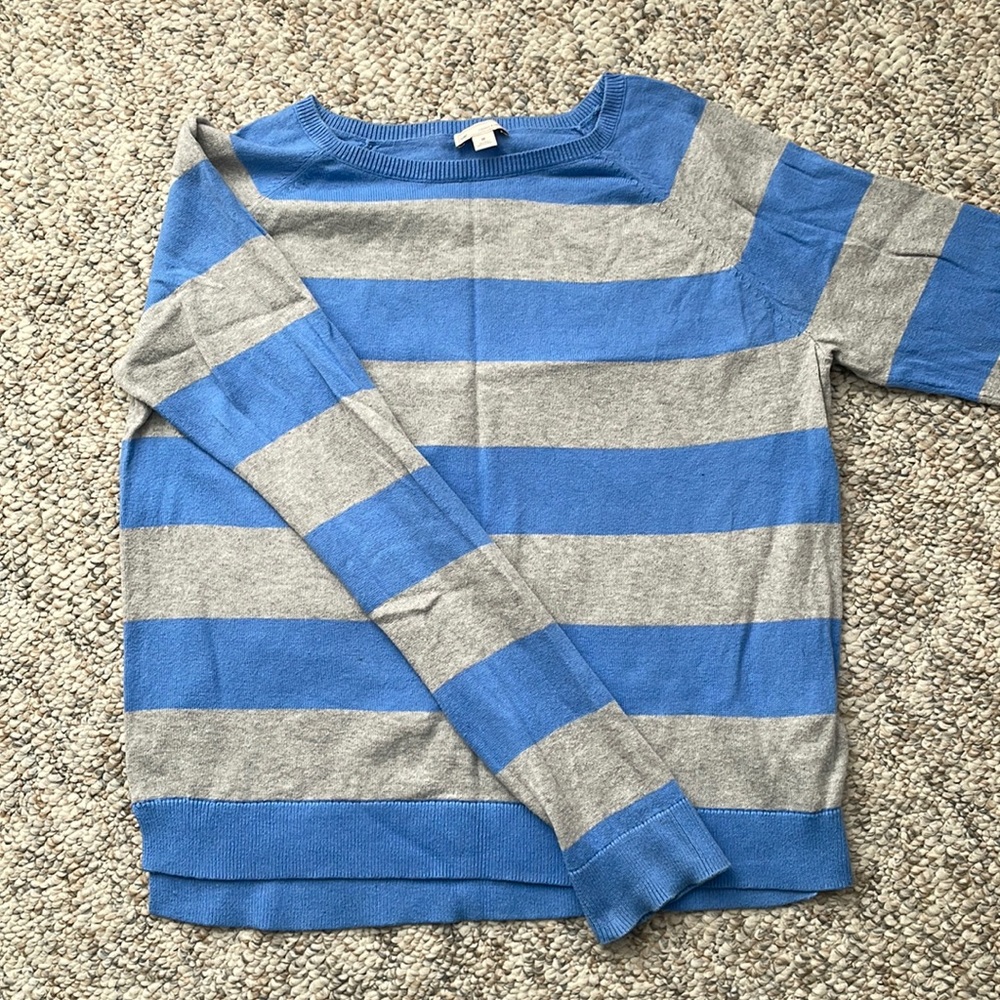 GAP striped crew neck sweater